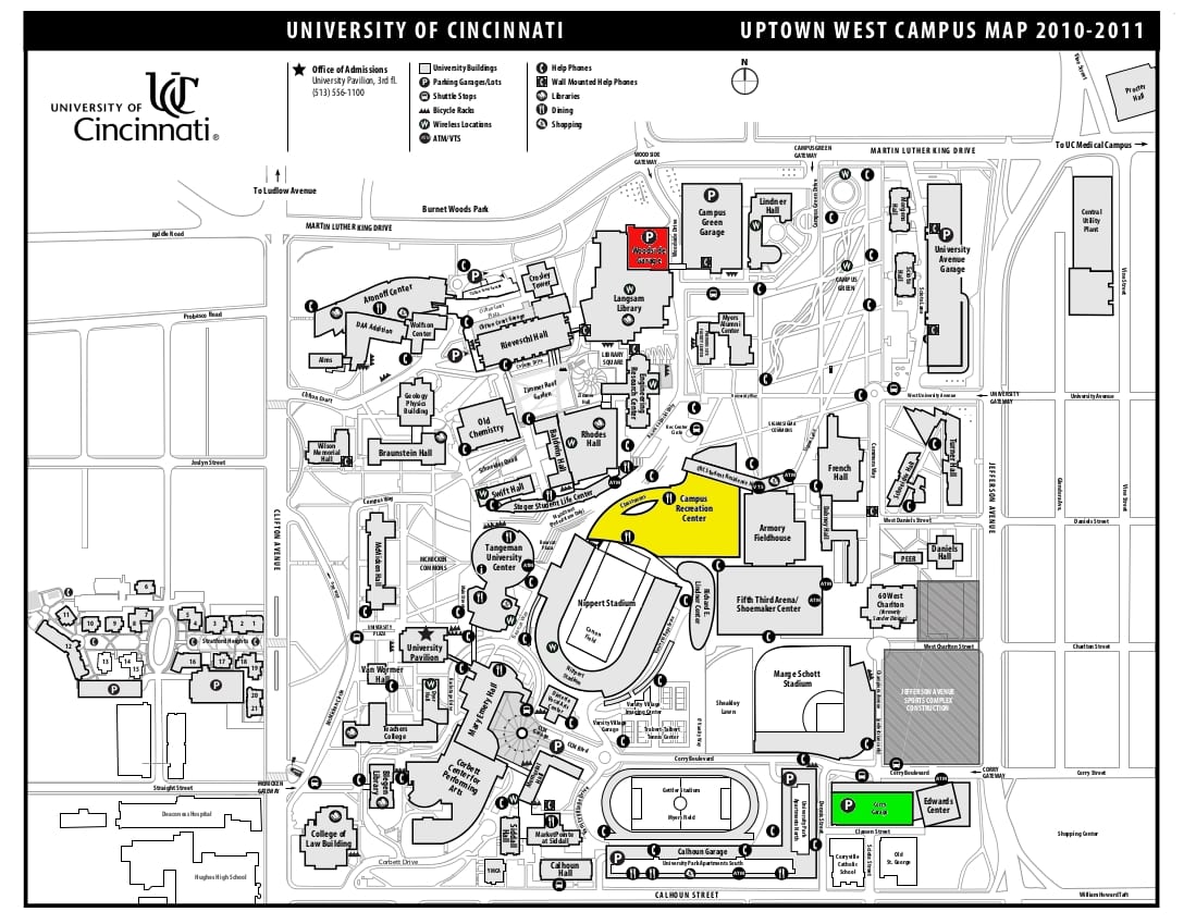 campus_map_west | IEEE Cincinnati Section